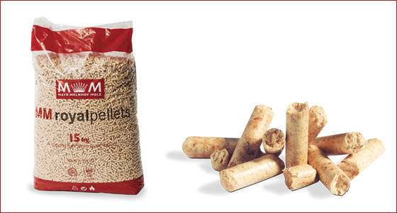 Pellets sostenibili ed ecologici